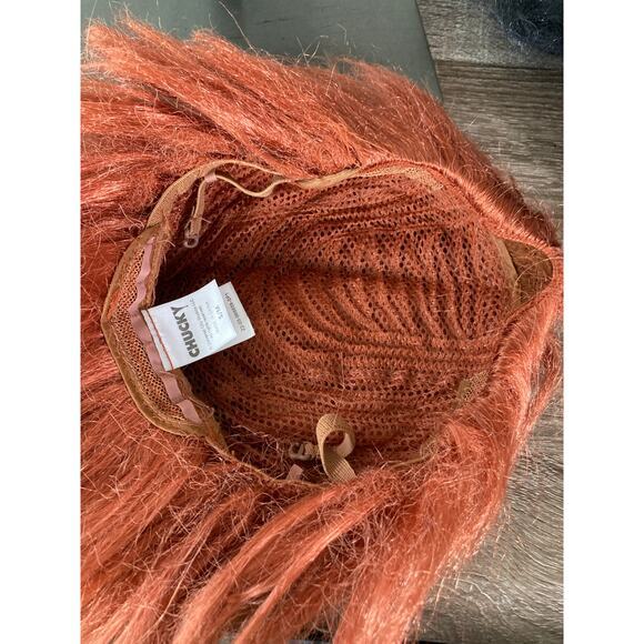 Chucky Wig Halloween Costume Accessory‎ Orange Small / Medium Unisex - Picture 5 of 11